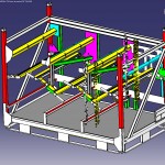 Maquette conteneur 3D