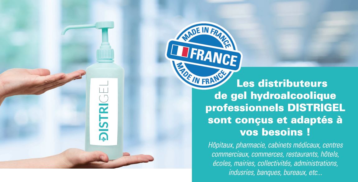 distributeur de gel hydroalcoolique professionnel