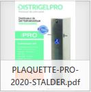 PLAQUETTE distrigelPRO